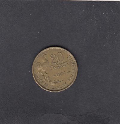 Beschrijving: 20 Francs  4 Feather